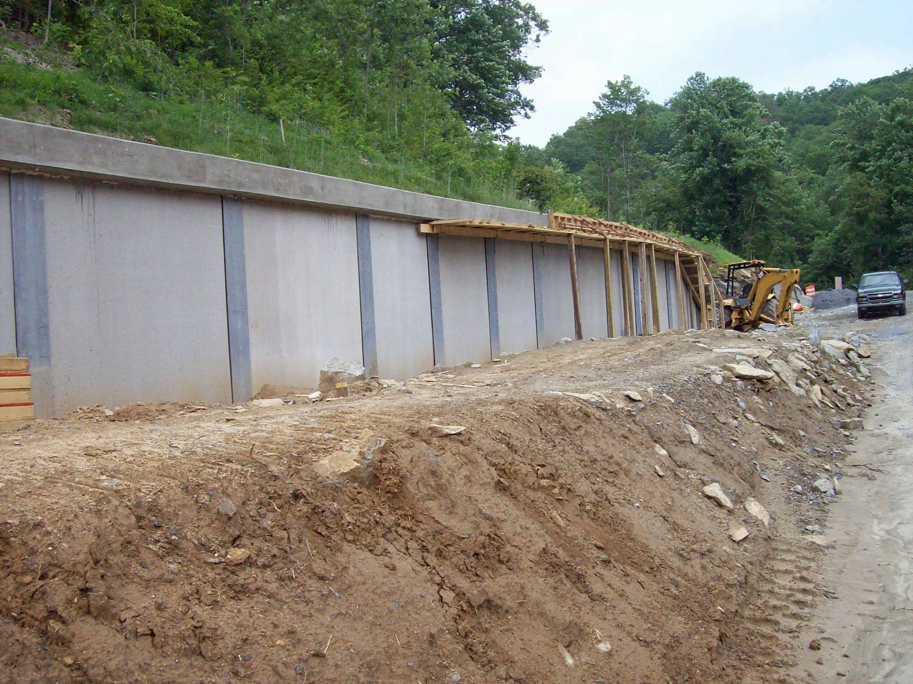Pile Panel Wall Construction project